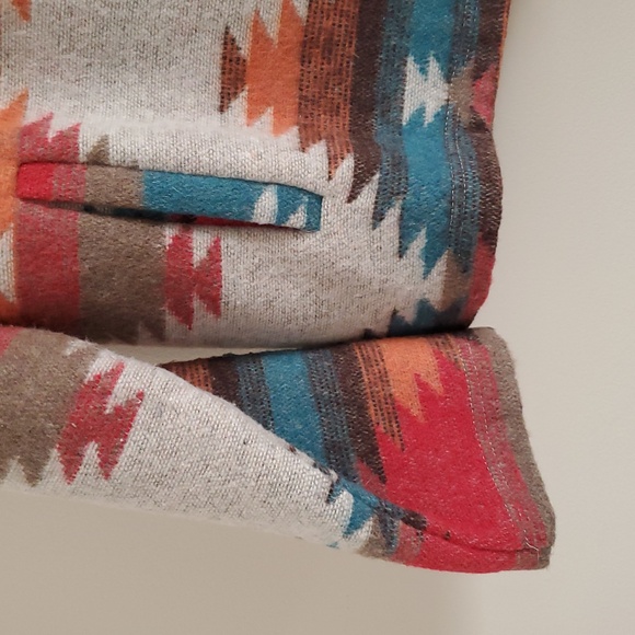 Blue B Women's Pendleton Wool Blend Western Cawl Neck Spring Jacket Coat Size S - Picture 13 of 13